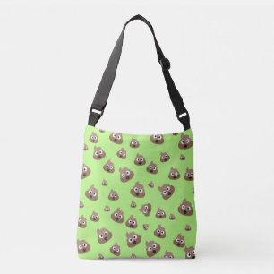 Cute Poop Emoji Pattern Crossbody Tas