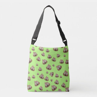 Cute Poop Emoji Pattern Crossbody Tas