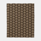 Cute Poop Emoji Pattern | Funny Poo Novelty Fleece Deken (Voorkant)