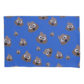 Cute Poop Emoji Pattern Kussensloop (Voorkant)