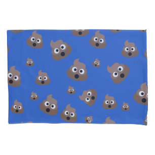 Cute Poop Emoji Pattern Kussensloop