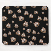 Cute Poop Emoji Pattern Muismat (Voorkant)