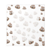Cute Poop Emoji Pattern Notitieblok (Voorkant)