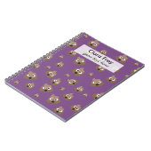 Cute Poop Emoji Pattern Notitieboek (Linkerzijde)