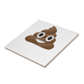 Cute Poop Emoji Tegeltje (Zijkant)