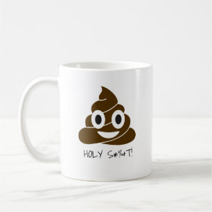CUTE POOP EMOTICON CUP KOFFIEMOK