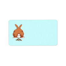 Cute Poopin Bunny Butt © Sandy Long Labs