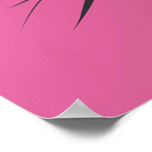 Cute Pop Art Cat Poster (Hoek)