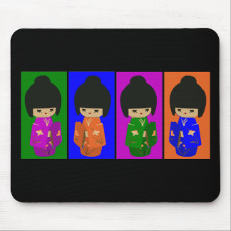 Cute Pop Art Kokeshi Dolls Muismat