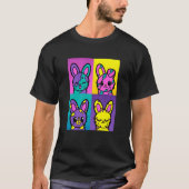 Cute Pop Bunny Rabbit Animal Bunny Mom Bunny Dad T-shirt (Voorkant)