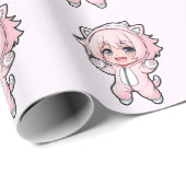Cute Pop “In de maak” Design – Toekomst Droom Gi Cadeaupapier (Rol Hoek)