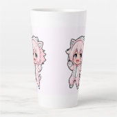 Cute Pop “In de maak” Design – Toekomst Droom Gi Latte Mok (Voorkant)
