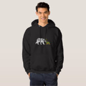 Cute Pop Pop Beer Autism Awareness Family Support Hoodie (Voorkant volledig)