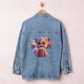 Cute Popcorn Kitty Jas Denim Jacket (Hangar)