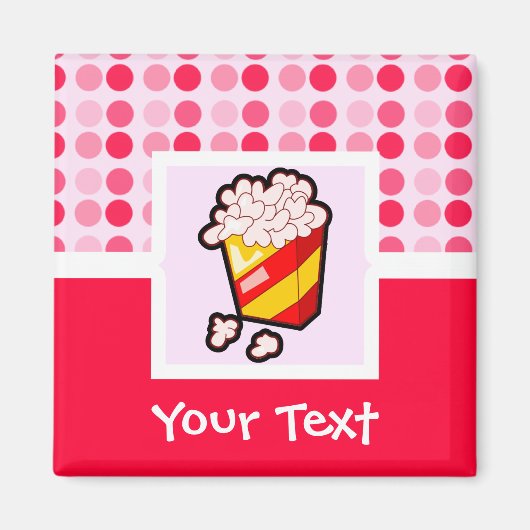 Cute Popcorn Magneet (Voorkant)