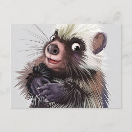 Cute Porcupine Briefkaart