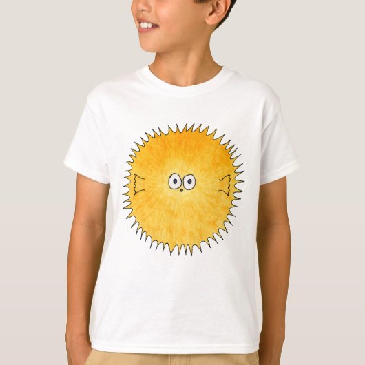 Cute Porcupine Fish. T-shirt (Voorkant)