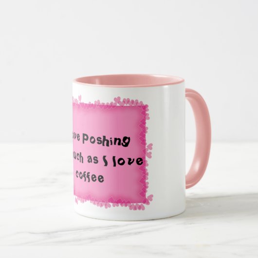 Cute Poshmark Coffee Mok (Voorkant rechts)