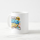 Cute Positive Quote Coffee Cup Koffiemok (Voorkant links)