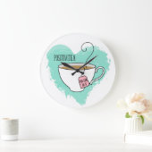 Cute Positivitea Gift for Afstuderen, New Job Grote Klok (Huis)