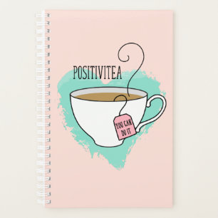 Cute Positivitea Gift for Afstuderen, New Job Planner