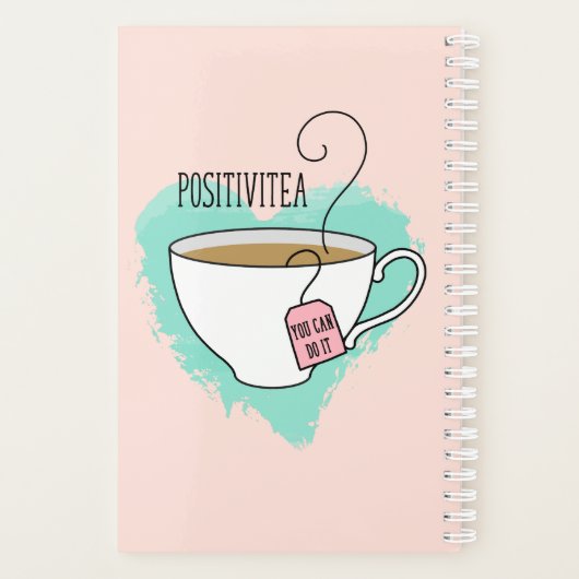 Cute Positivitea Gift for Afstuderen, New Job Planner (Achterkant)