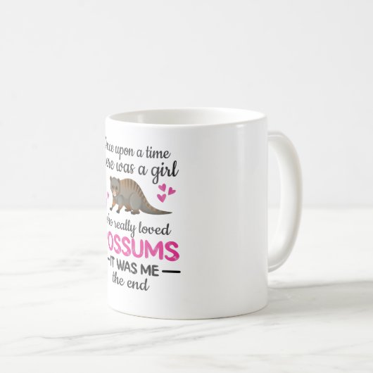 Cute Possum Girl Opossum Lover Possum Whisperer Koffiemok (Voorkant rechts)
