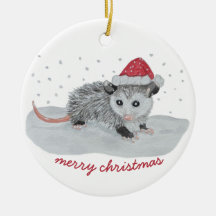 Cute Possum kerstversiering