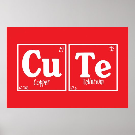 Cute Poster (Voorkant)