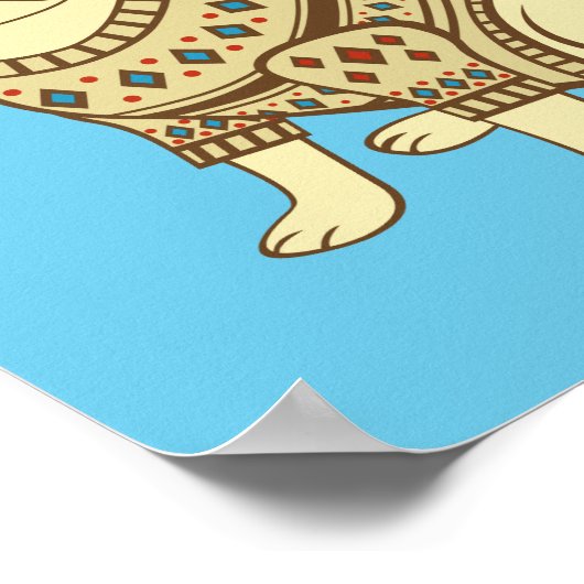 Cute Poster | Cute Dog Poster | Hond (Hoek)