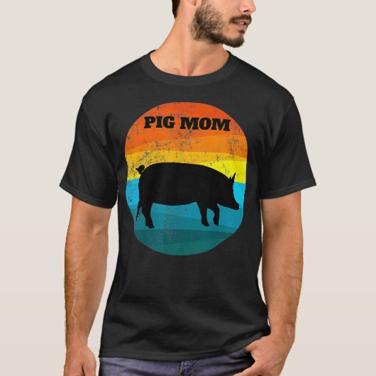 Cute Pot Belly PIG MOM Varkenspijn T Kinder T-shirt (Voorkant)