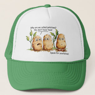 Cute Potates heeft een grappige aardappel  Trucker Pet