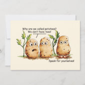 Cute Potates heeft Toes Funny Potato Pun (Voorkant)
