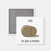 Cute Potato Magneet (Voorkant / Achterkant)