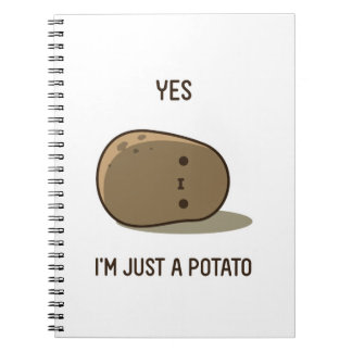 Cute Potato Notitieboek
