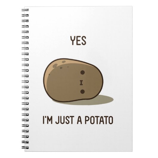 Cute Potato Notitieboek (Voorkant)