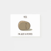Cute Potato Post-it® Notes (Voorkant)