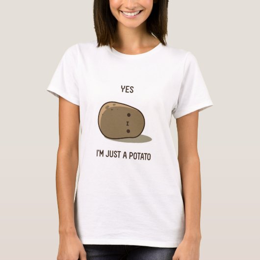 Cute Potato T-shirt (Voorkant)