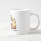 Cute potato Toes Funny Potato Pun  Grote Koffiekop (Rechts)