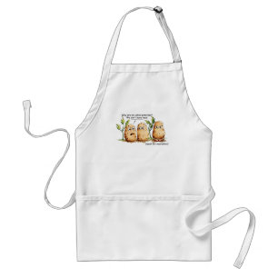 Cute potato Toes Funny Potato Pun  Standaard Schort