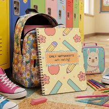 Cute Potlood Liniaal School Notitieboek Patroon 