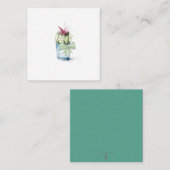 Cute Potted Cactus Plant Note Card Notitiekaartje (Voorkant / Achterkant)