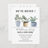 Cute Potted Planten We hebben onze aankondiging ve (Voorkant / Achterkant)