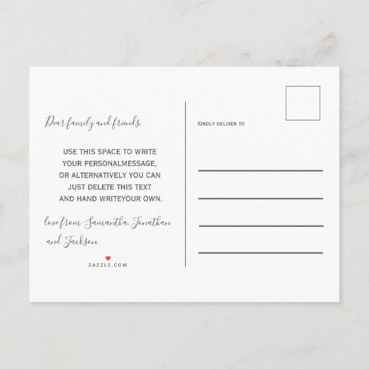 Cute Potted Planten We hebben onze aankondiging ve (Achterkant)