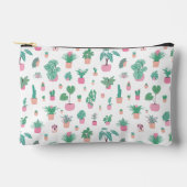 Cute Potted Plants Pattern Zipper Pouch Etui (Voorkant)