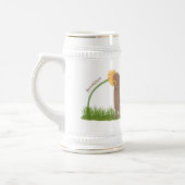 Cute prairie dog sniffing flower cartoon bierpul (Links)