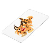 Cute Prankish Cartoon Bobcat Flexible Magnet Magneet (Linkerzijde)
