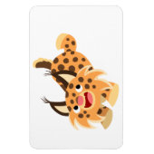 Cute Prankish Cartoon Bobcat Flexible Magnet Magneet (Verticaal)