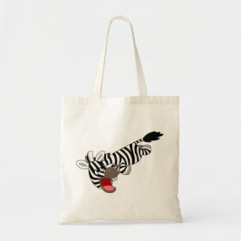 Cute Prankish Cartoon Zebra Bag Tote Bag
