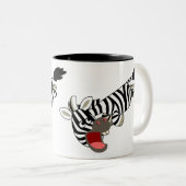 Cute Prankish Cartoon Zebra Mok (Voorkant rechts)